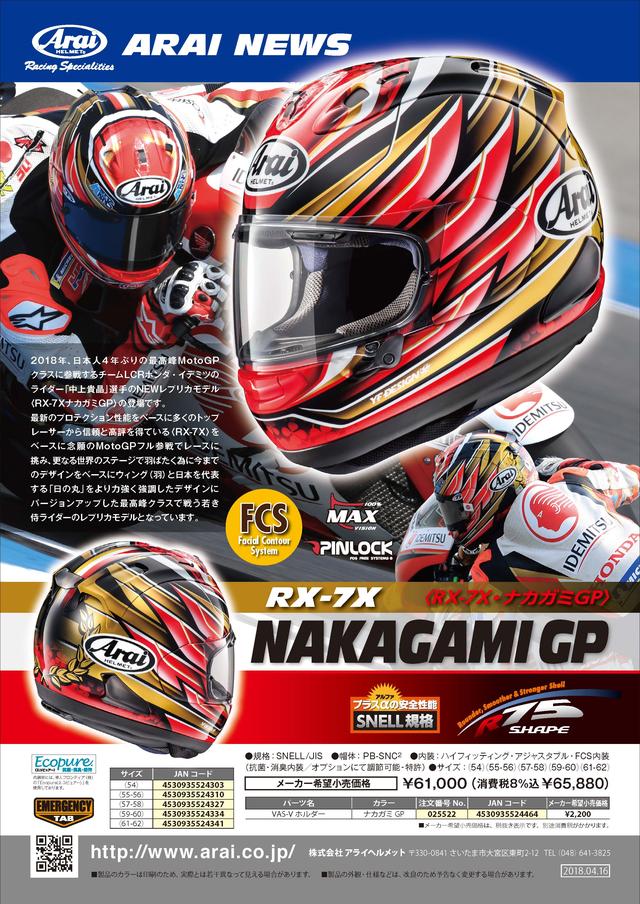 画像3: アライヘルメット RX-7X NAKAGAMI GP