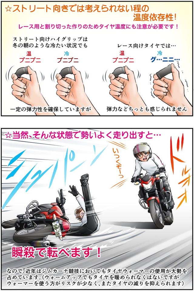 画像3: Motoジム! おまけのコーナー
(プロダクションレース向けタイヤについてのあれこれ)
作・ばどみゅーみん