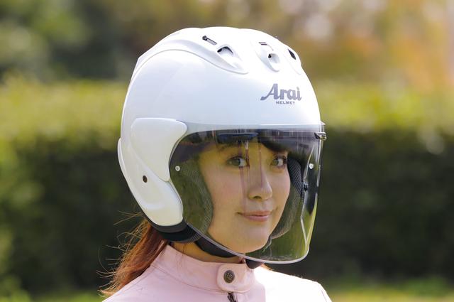 画像: ︎VAS-Zアームとブローシールドを装着したスタンダードスタイルが販売時の形。ピンロックシート装着用のピンは標準装備。