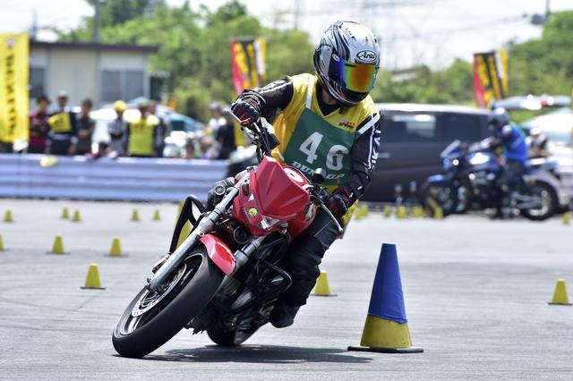 画像: C2級9位 吉岡選手&VTR250 1分45秒136