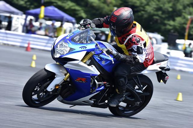 画像: NO級2位 立田選手&GSX-R750 1分47秒499