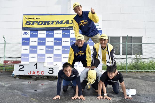 画像: SB級/1位・作田隆義(A級) 2位・大越研二(A級) 3位・辻家治彦(A級) 4位・竹村克樹(A級) 5位・大瀧豊明(A級) 6位・榎 明(B級)
