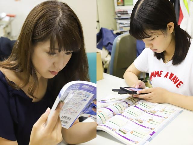 画像: 2人とも真剣…(^^; だいたいツーリングって事前にある程度決めて行くから、当日決めて行くってやったことないかも。 スマホばっかり見ちゃうから、地図見ても分かるような分からないような~って感じでした。
