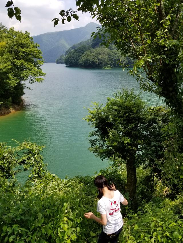画像: 意外と急で、草木が邪魔してるけど 階段らしきものはあったので恐る恐る…。