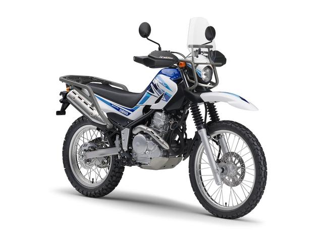 画像: YAMAHA TOURING SEROW 61万9920円 パープリッシュホワイトソリッド1(ホワイト/ブルー)
