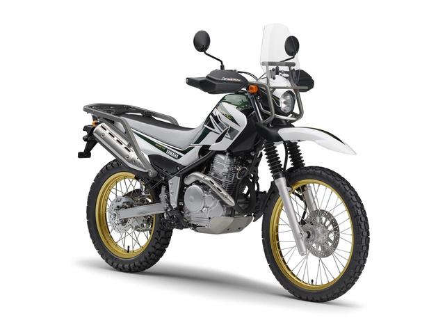 画像: YAMAHA TOURING SEROW 61万9920円 パープリッシュホワイトソリッド1(ホワイト/グリーン)