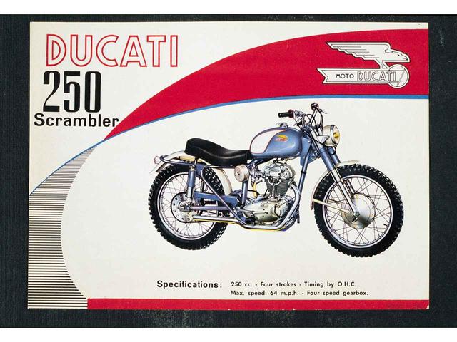 画像: アメリカでのみ販売されていたモデルで、1962年にスクランブラーを名乗った最初の一台が、このスクランブラー250。