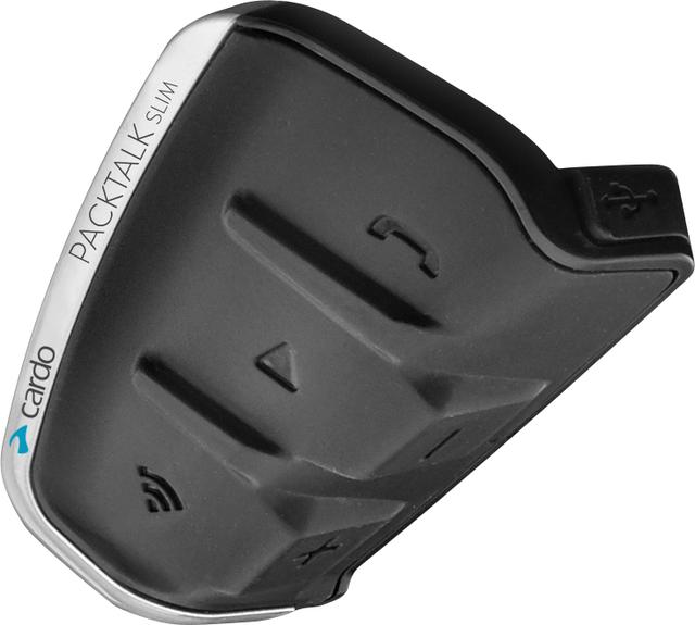 画像: オートバイ用ヘッドセット、CARDO PACKTALK SLIMはバッテリー別体