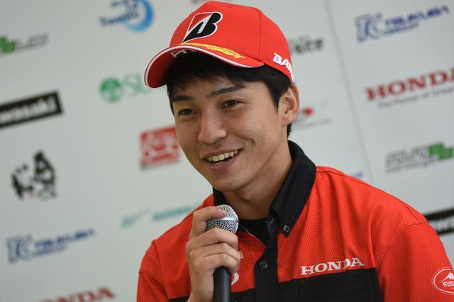 画像: ST600クラスポールシッターはホンダ鈴鹿レーシングの亀井雄大 自身初のポールポジション!