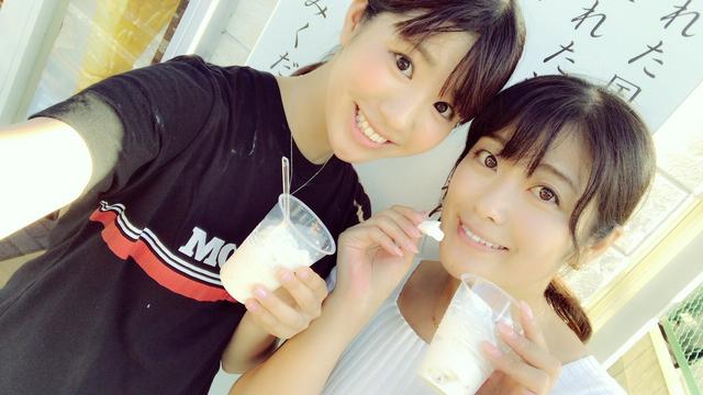 画像: 豆乳ベースのソフトクリームで、甘すぎず、さっぱりしていて暑い日にぴったりでした♪色んなお豆腐や、ドーナツも売ってました。