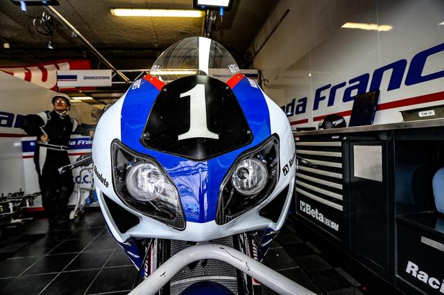 画像: ゼッケン1をつけて走ります、日本代表・F.C.C.TSRホンダFrance