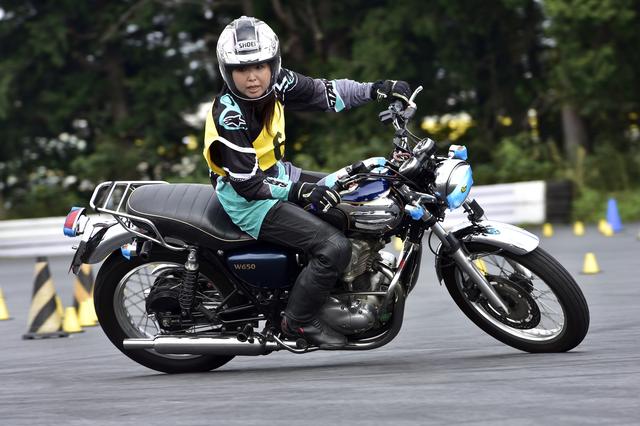 画像: NL級7位 下ノ村美恵&W650 2'37.129