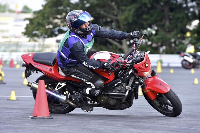 画像: C2級33位 坂元博之&CBR600F4i ノータイム