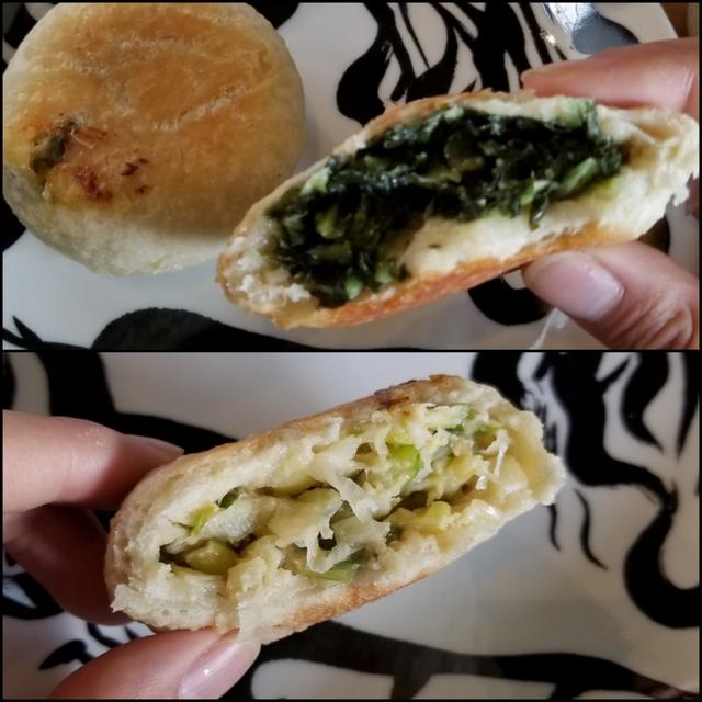 画像: 上が野沢菜。下がねぎみそ。