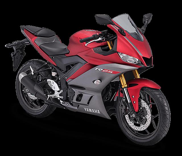 画像: YZF-R25 マットレッド