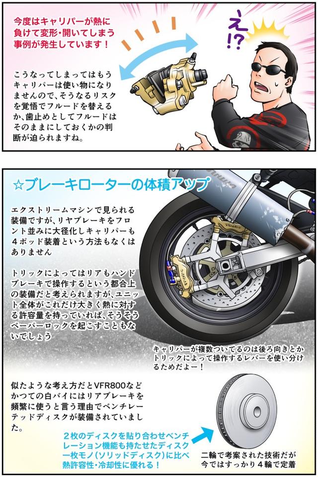 画像3: 【単行本第3巻が新発売!】
Motoジム! おまけのコーナー
(加熱するリアブレーキ! その③)
作・ばどみゅーみん