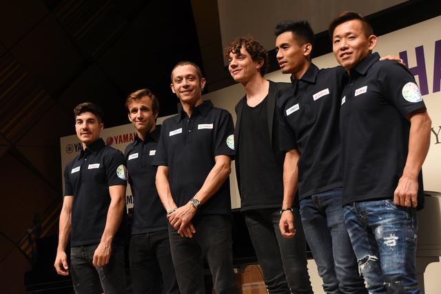 画像: ヤマハMotoGPライダーが勢ぞろい いつもと違う装いなのは、音楽とバイクのコラボイベントだから