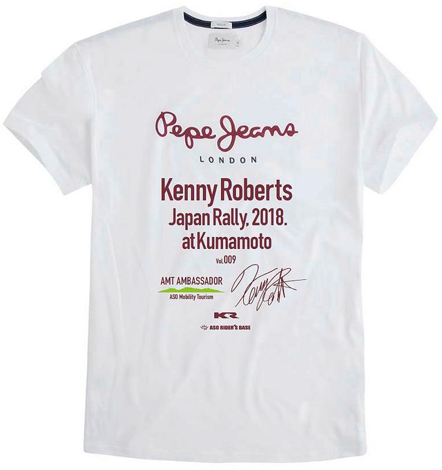 画像: 全日本F3選手権に出場しているドライバー、金丸ユウ選手のスポンサーであるPepeJeansロンドンが製作してくれた白Tシャツ。女性人気が圧倒的でした♪ XS/S/M/XL/XXL 5000円