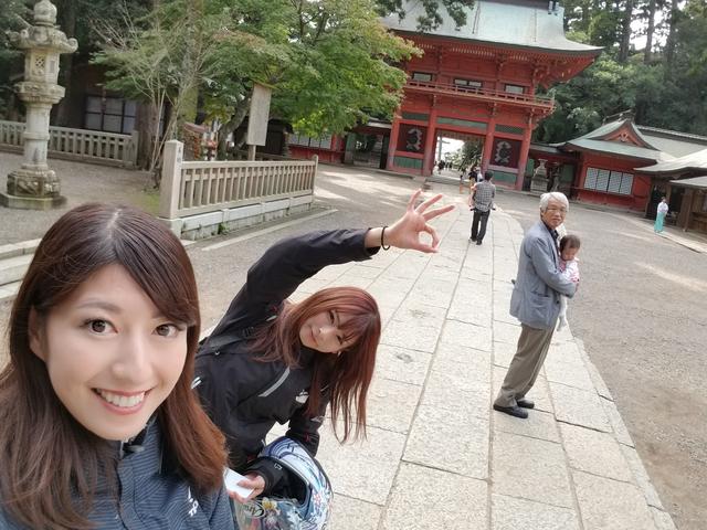 画像2: 鹿島神宮に無事到着(;_;)♡ ほっとしたわ~。