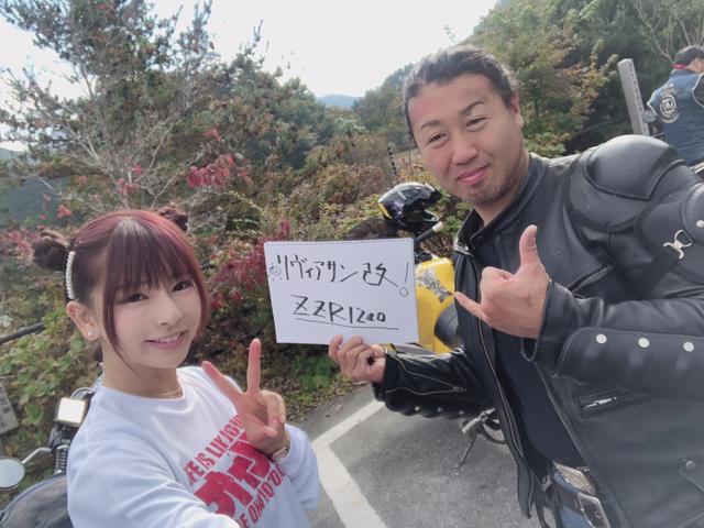 画像: お名前❥リヴァイアさん お住い❥埼玉から ライド集会の為にいらっしゃいました♡ RIDE集会の楽しみ❥集会に来て友達に会えること!ここで知り合った友達もたくさんいます。 ほぼ初回からの常連さんなので、集会に来たら必ず誰かいるのが楽しみ!! 今後やってほしい場書❥富士山の5号目