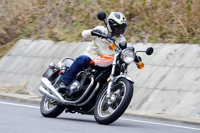 画像: CBに比べ、車体の全長は長く、ホイールベースは短かったZ1。排気量ダウン版の750RS(Z2)もボア×ストロークを専用設定し、独自のパワー特性だった。