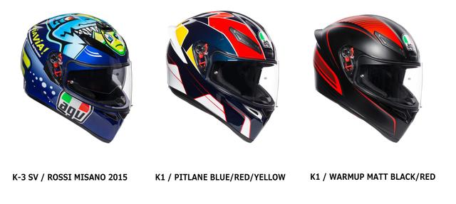 画像: 『AGV』の「K-3 SV」、「K1」に2019年カラーが登場!