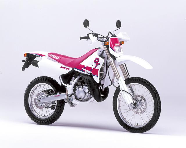 画像: 1991/1 YAMAHA DT200WR ●水冷2スト・クランクケースリードバルブ単気筒●199.7㏄●35PS/9000rpm ●3.0㎏-m/8000rpm●107㎏ ●3.00-21・4.60-18●41万9000円