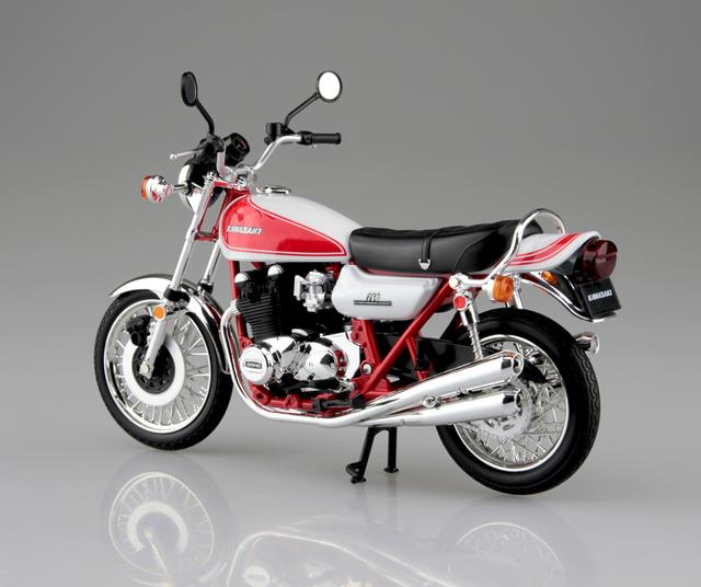 画像2: 1/12 完成品バイク KAWASAKI 750RS(Z2) 赤白カラー