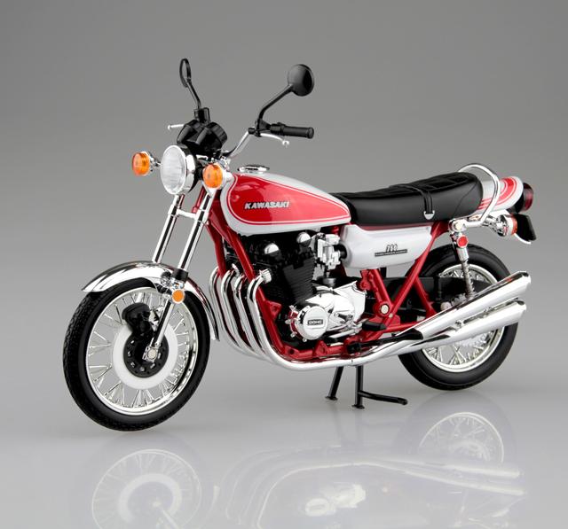 画像5: 1/12 完成品バイク KAWASAKI 750RS(Z2) 赤白カラー