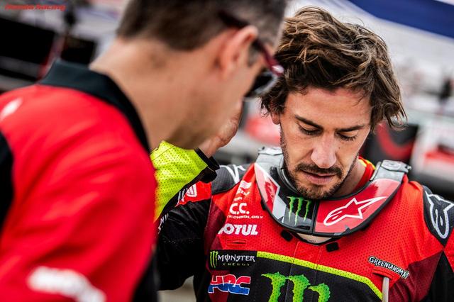 画像: ファーストステージを1位でクリアしたホアン•バレダ(ホンダ)