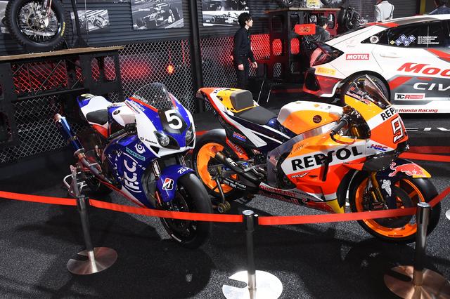 画像: ワールドチャンピオンマシンRC213VとCBR1000RR-SP2がホンダブースに!