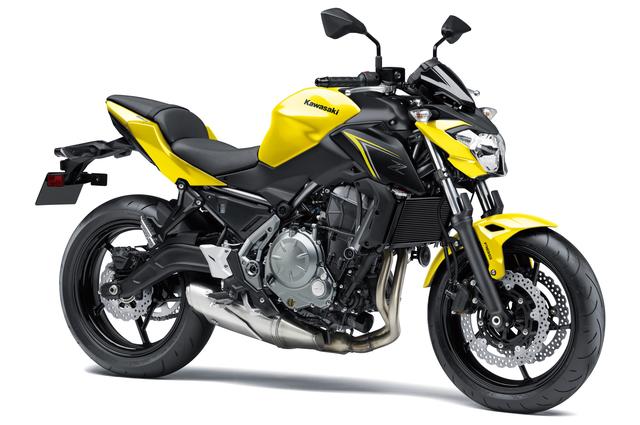 画像: Z650(2018)パールシャイニングイエロー×メタリックスパークブラック