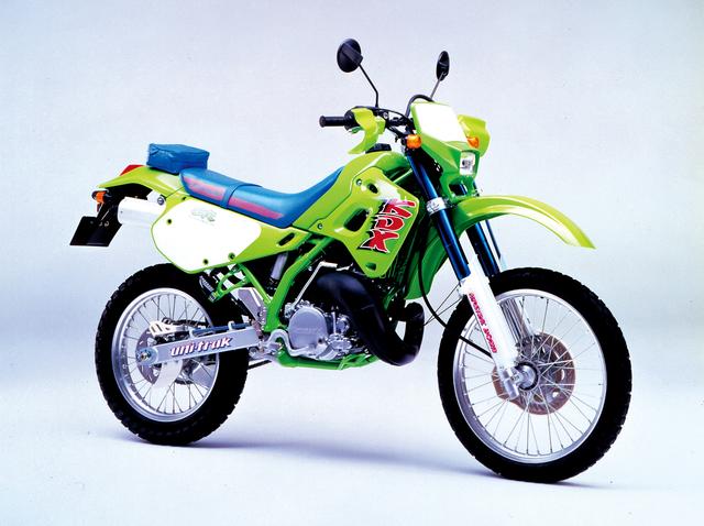 画像: ●水冷2スト・ピストンリードバルブ単気筒●249㏄ ●39PS/8000rpm●3.9㎏-m/7000rpm●115㎏ ●80/100-21・4.60-18●44万9000円●1991年