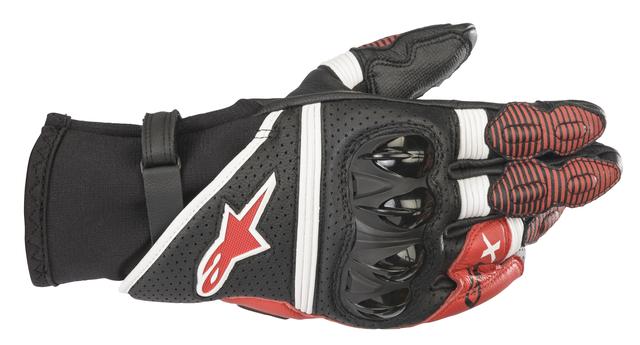 画像: GP X v2 GLOVE/ブラックホワイトブライトレッド