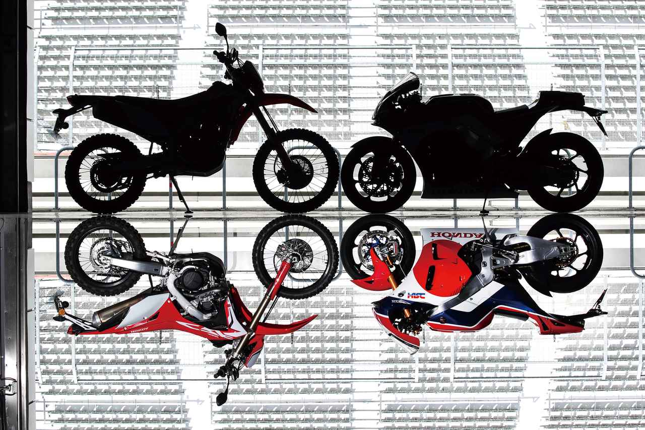画像1: ハイスペックな相棒と疾走れ！麗しのスペシャルマシン『HONDA CRF450L/RC213V-S』