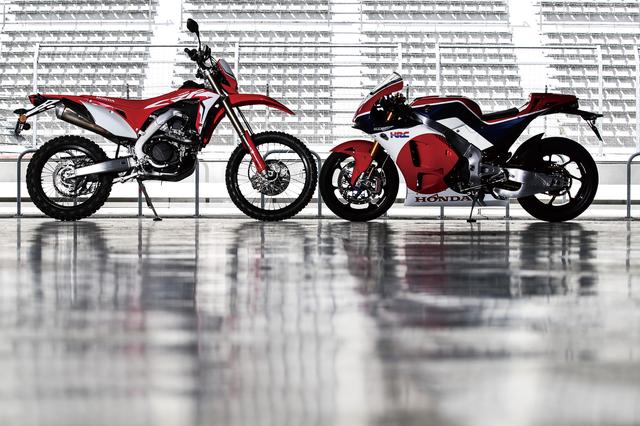 画像2: ハイスペックな相棒と疾走れ!麗しのスペシャルマシン『HONDA CRF450L/RC213V-S』