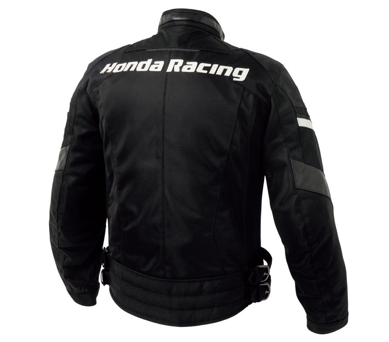 Honda Racing メッシュジャケット 黒/白 HONDA メッシュ レーシング