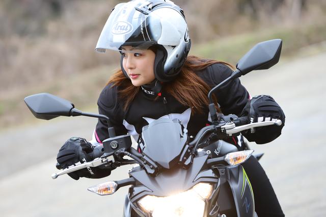 画像11: 平嶋夏海の「つま先メモリアル」
(第2回:KAWASAKI Z650、Ninja650)