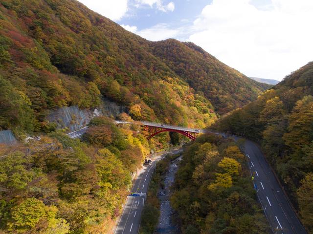 画像: 遠野市と釜石市の間にある「仙人峠道路」。