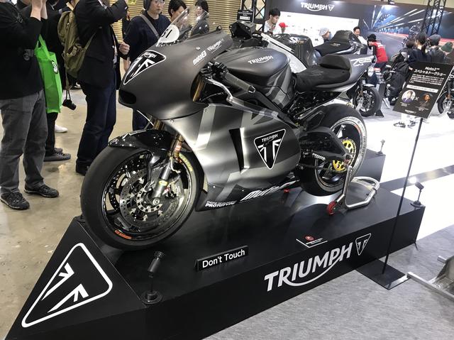 画像1: Moto2マシンも展示!