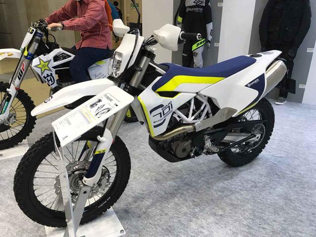 画像: 本格エンデューロマシンも展示