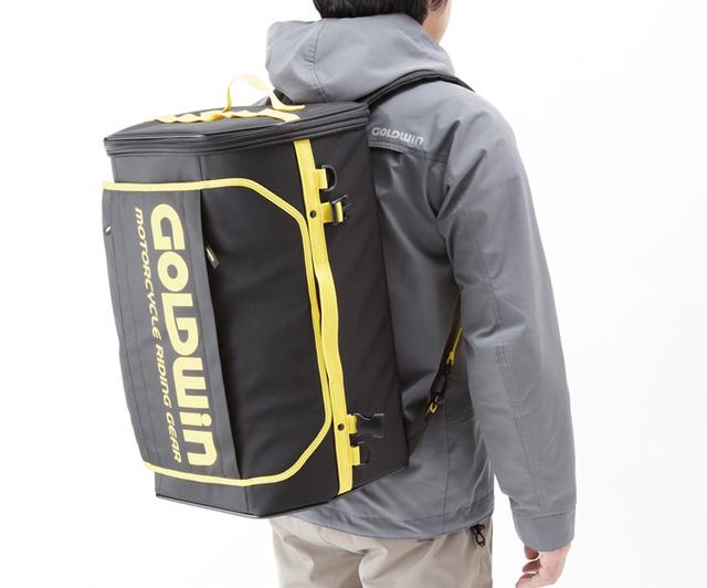 画像3: 東京モーターサイクルショー2019で発見したゴールドウインの新作バッグがまた流行りそう!