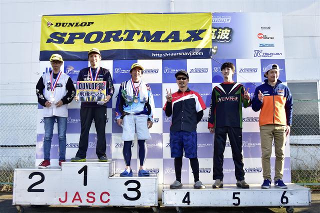画像: 1位・柳田悦豪、2位・渡辺籐太、3位・小林寿雄、4位・白川晋也、5位・岡野 哲、6位・佐藤雄晃