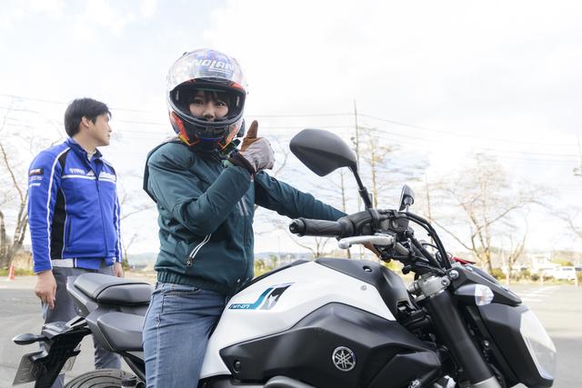 画像: MT-07 ABSがお気に召した様子。結局このバイクだけでも3回は試乗していました。