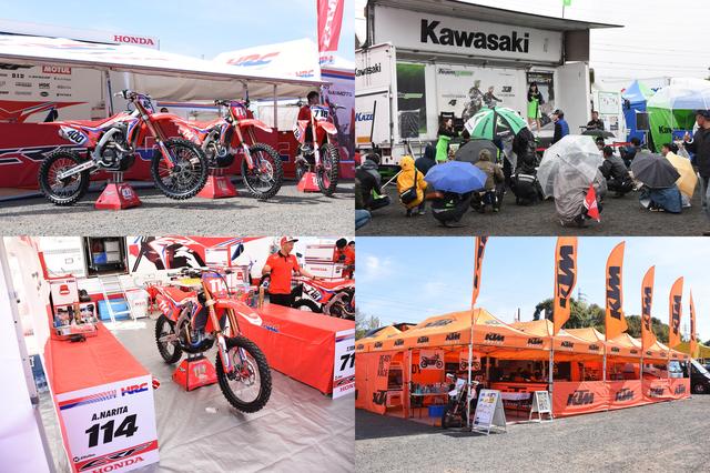 画像: イベントやピット内など、ファンとマシンやライダーの距離が近いのがモトクロスの魅力ですね