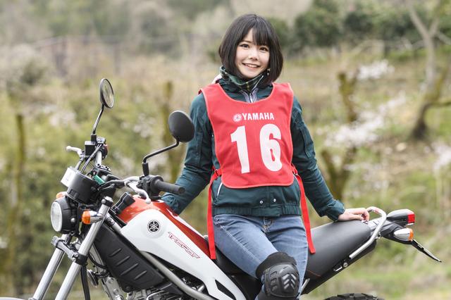 画像1: 美環×YAMAHA Tricker【オートバイ女子部のフォトアルバム】