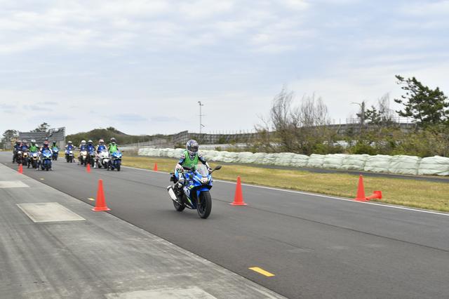 画像2: 【連載】もっと上手くなりたい! 葉月美優のGSX250R RIDING DIARY(第12回:スズキ北川ライディングスクール in 竜洋 編)