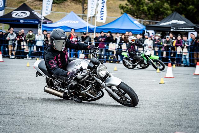 画像: ナップスクラス3位・中川克己選手&VTR250