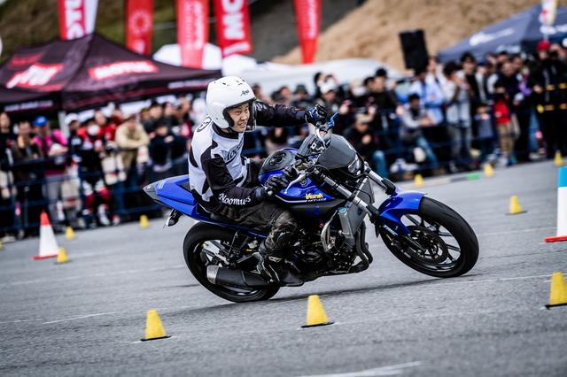 画像: ナップスクラス1位・刑部正行選手&MT-03