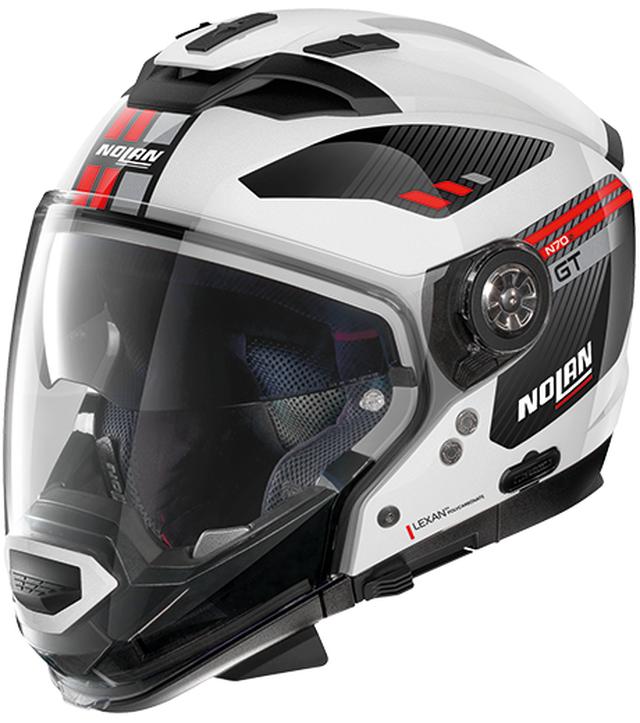 画像5: インナーサンバイザー搭載、帽体は超高強度軽量素材LEXANポリカーボネートを採用!